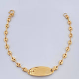 Pulso Bebé GC Placa Ocatagonal Curva  1.8gr / 15cm-15.1cm / 3.26mm Oro Amarillo 18K &