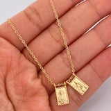 Cadena Aro Seguido Escapulario 4.15gr / 46.2cm / 1.2mm Oro Amarillo 18K &