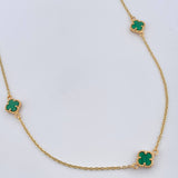 Cadena Aro Seguido Trebol 4.45gr / 46.2cm / 1.2mm Oro Amarillo Nac.Esp. 18K &