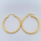 Candongas Megan 1.95gr / 3.2cm / Oro Amarillo 18K &