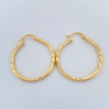 Candongas Megan 2.3gr / 3.3cm / Oro Amarillo 18K &