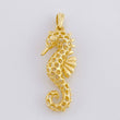 Dije Caballo de Mar 2.1g / 3.2cm Oro Amarillo 18K