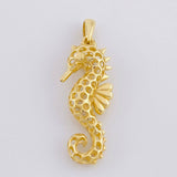 Dije Caballo de Mar 2.1g / 3.2cm Oro Amarillo 18K