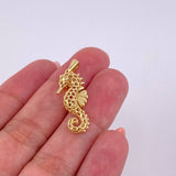 Dije Caballo de Mar 2.1g / 3.2cm Oro Amarillo 18K