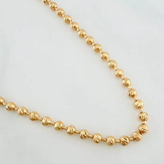 Cadena Militar 19.4 g / 63.2 cm / 3.19 mm Oro Amarillo 18K