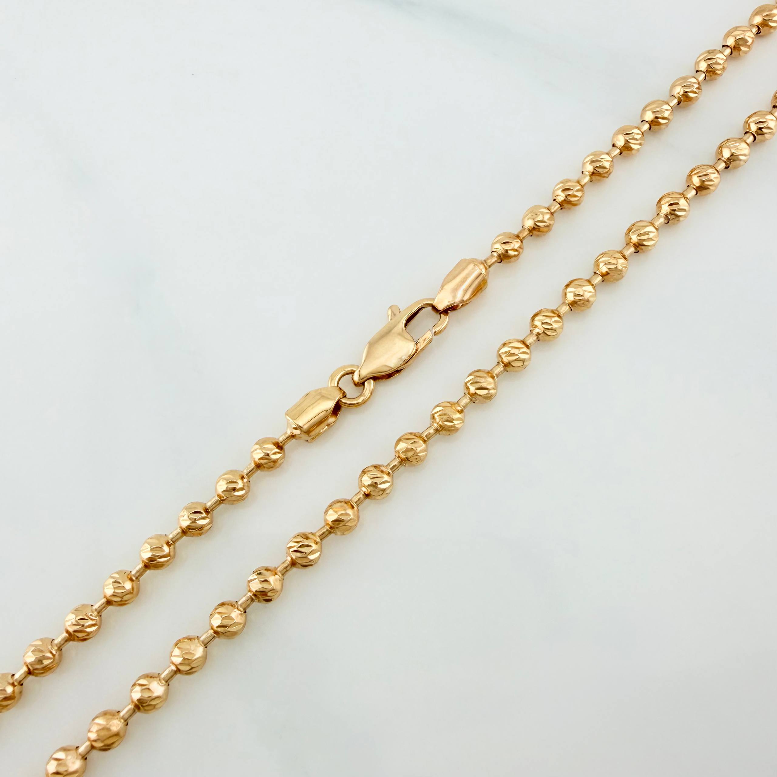 Cadena Militar 19.4 g / 63.2 cm / 3.19 mm Oro Amarillo 18K
