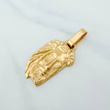 Dije Rostro Cristo 6.2 g / 4.8 cm Oro Amarillo 18K