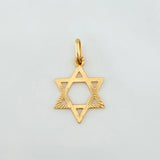 Dije Estrella De David 0.7 g / 2.2 cm Oro Amarillo 18K