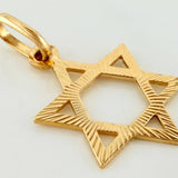 Dije Estrella De David 0.7 g / 2.2 cm Oro Amarillo 18K