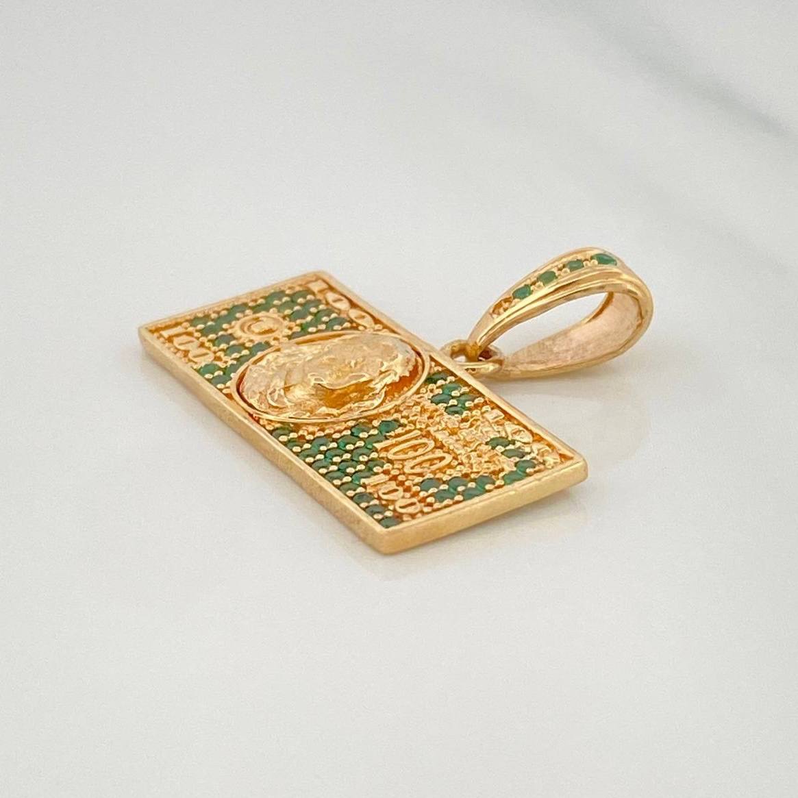 Dije One Dólar 3.45 g / 2.1 cm Oro Amarillo 18K