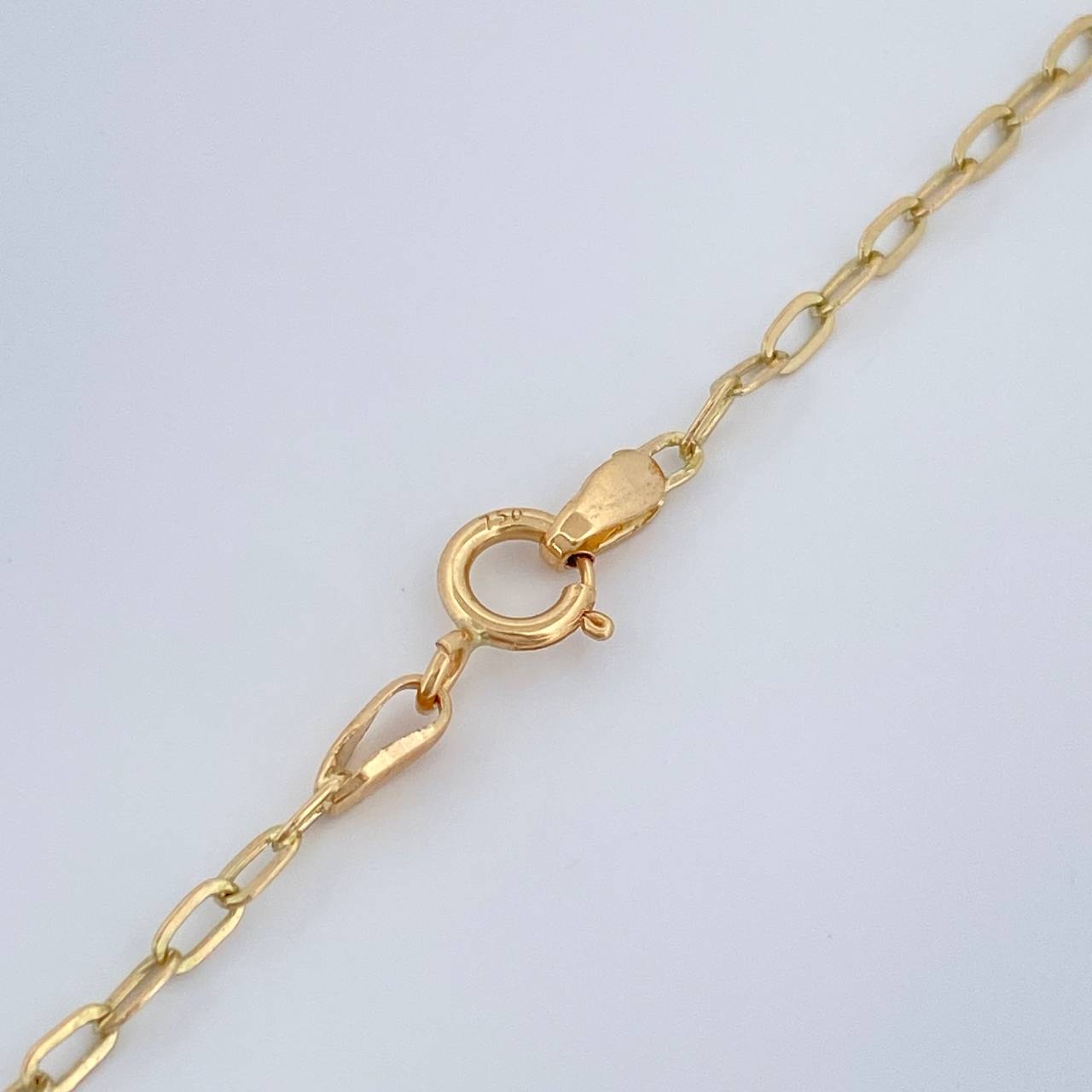 Cadena Trebol Cajon 3.1gr / 44.5cm / 1.77mm Oro Amarillo 18K %