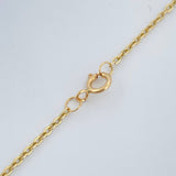 Cadena Trebol Aro Seguido 4.4gr / 45.8cm / 1.4mm Oro Amarillo Nac.Esp. 18K %