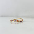 Anillo Churumbela Circulos Ondulada 1.7gr / T5 3/4 / Circones de Colores Oro Amarillo ©