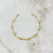 Pulso Tipo Militar 4.15gr / 20.5cm / Bolas Diamantadas-Barril Espiral Oro Amarillo ©