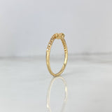 Anillo Serpiente 1.5gr / T6 1/4 / Circones Blancos Verdes Oro Amarillo