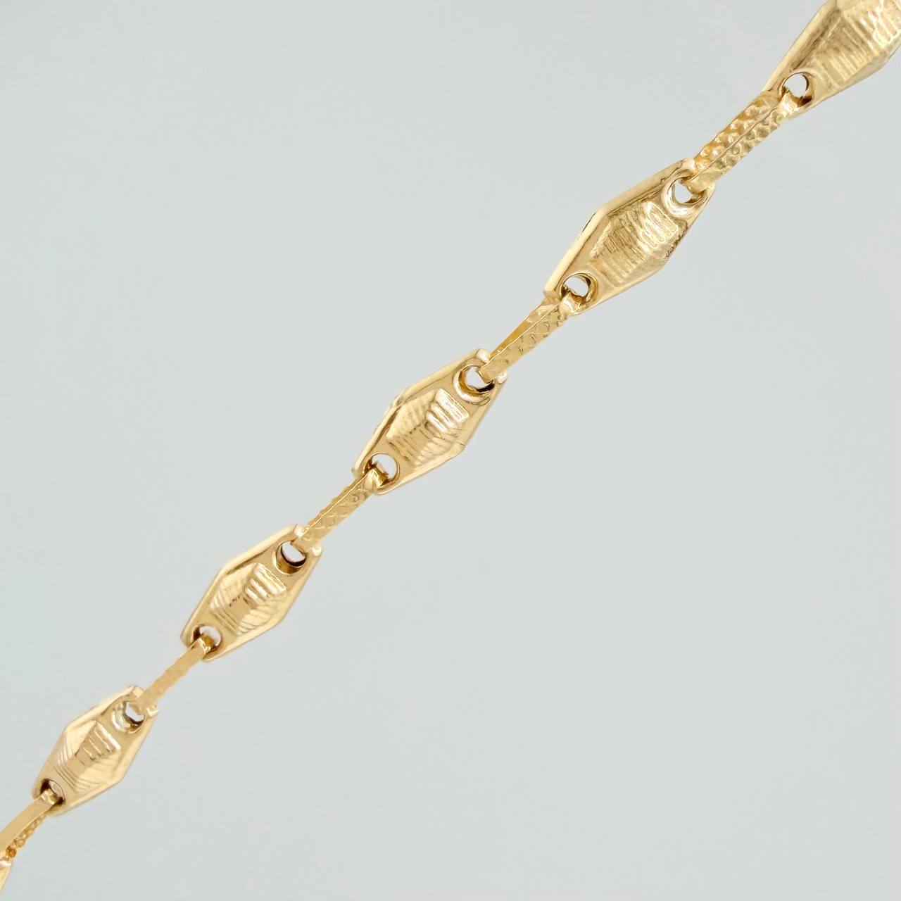 Cadena Rustica Eslabon 11gr / 62.5cm / 4.4mm Oro Amarillo 18K %