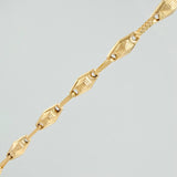 Cadena Rustica Eslabon 11gr / 62.5cm / 4.4mm Oro Amarillo 18K %