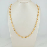 Cadena Rustica Eslabon 11gr / 62.5cm / 4.4mm Oro Amarillo 18K %