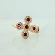 Anillo Cruz Tupida 2.15gr / T5 3/4 / Oro Rosa 18K %