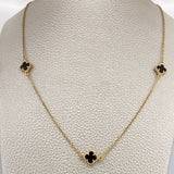 Cadena Trebol Aro Seguido 4.4gr / 45.8cm / 1.4mm Oro Amarillo Nac.Esp. 18K %