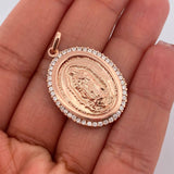 Dije Virgen de Guadalupe 4.8gr / 3.8mm Oro Rosa 18K %