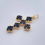 Dije Cruz Trebol 2.5gr / 3.5cm / Oro Amarillo Nac.Esp. 18K %