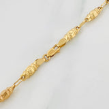 Cadena Rustica Barril 8.65g / 60cm / 3.21mm Oro Amarillo 18K