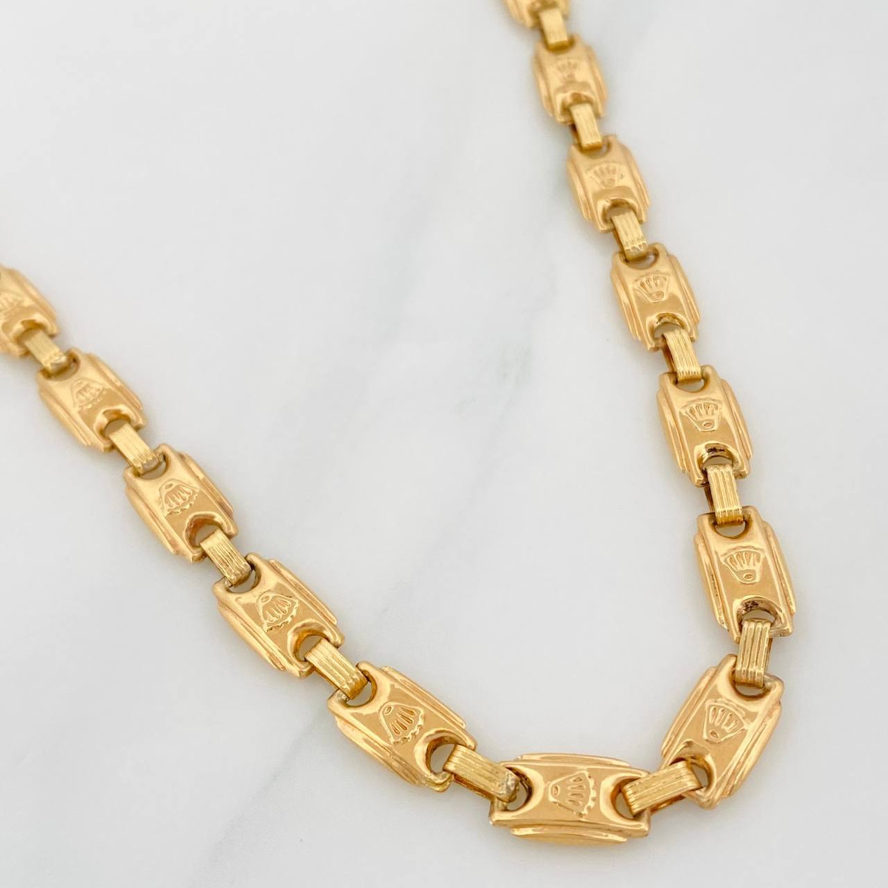 Cadena Rustica Corona 17.85g / 60cm / 5.81mm Oro Amarillo 18K