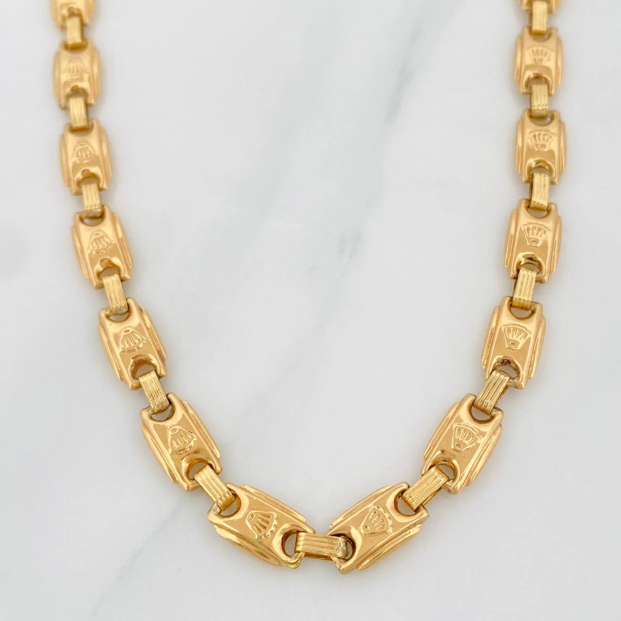 Cadena Rustica Corona 17.85g / 60cm / 5.81mm Oro Amarillo 18K