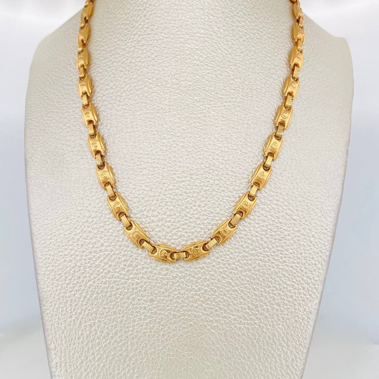 Cadena Rustica Corona 17.85g / 60cm / 5.81mm Oro Amarillo 18K