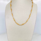Cadena Rustica Dubai 9.35g / 60cm / 3.34mm Oro Amarillo 18K
