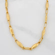 Cadena Rustica Eslabon 9.15g / 60cm / 3.14mm Oro Amarillo 18K