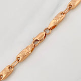 Cadena Rustica Corona 13.3g / 60cm / 4.46mm Oro Rosa 18K