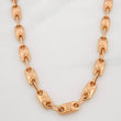 Cadena Rustica Corona 13.3g / 60cm / 4.46mm Oro Rosa 18K