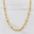 Cadena Rustica Eslabon 10.5g / 65cm / 3.22mm Oro Amarillo 18K
