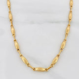 Cadena Rustica Eslabon 10.5g / 65cm / 3.22mm Oro Amarillo 18K