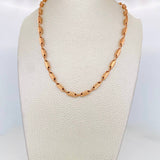 Cadena Rustica Tribal 14g / 60cm / 3.59mm Oro Rosa 18K