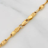 Cadena Rustica Barril 10.55g / 60cm / 3.69mm Oro Amarillo 18K