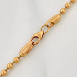 Cadena Militar 19.6g / 60cm / 3mm Oro Rosa 18K