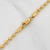 Cadena Militar 15.95g / 65cm / 3mm Oro Amarillo 18K