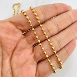 Cadena Militar 15.95g / 65cm / 3mm Oro Amarillo 18K