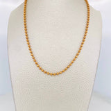 Cadena Militar 19.6g / 60cm / 3mm Oro Rosa 18K