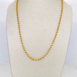 Cadena Militar 15.95g / 65cm / 3mm Oro Amarillo 18K