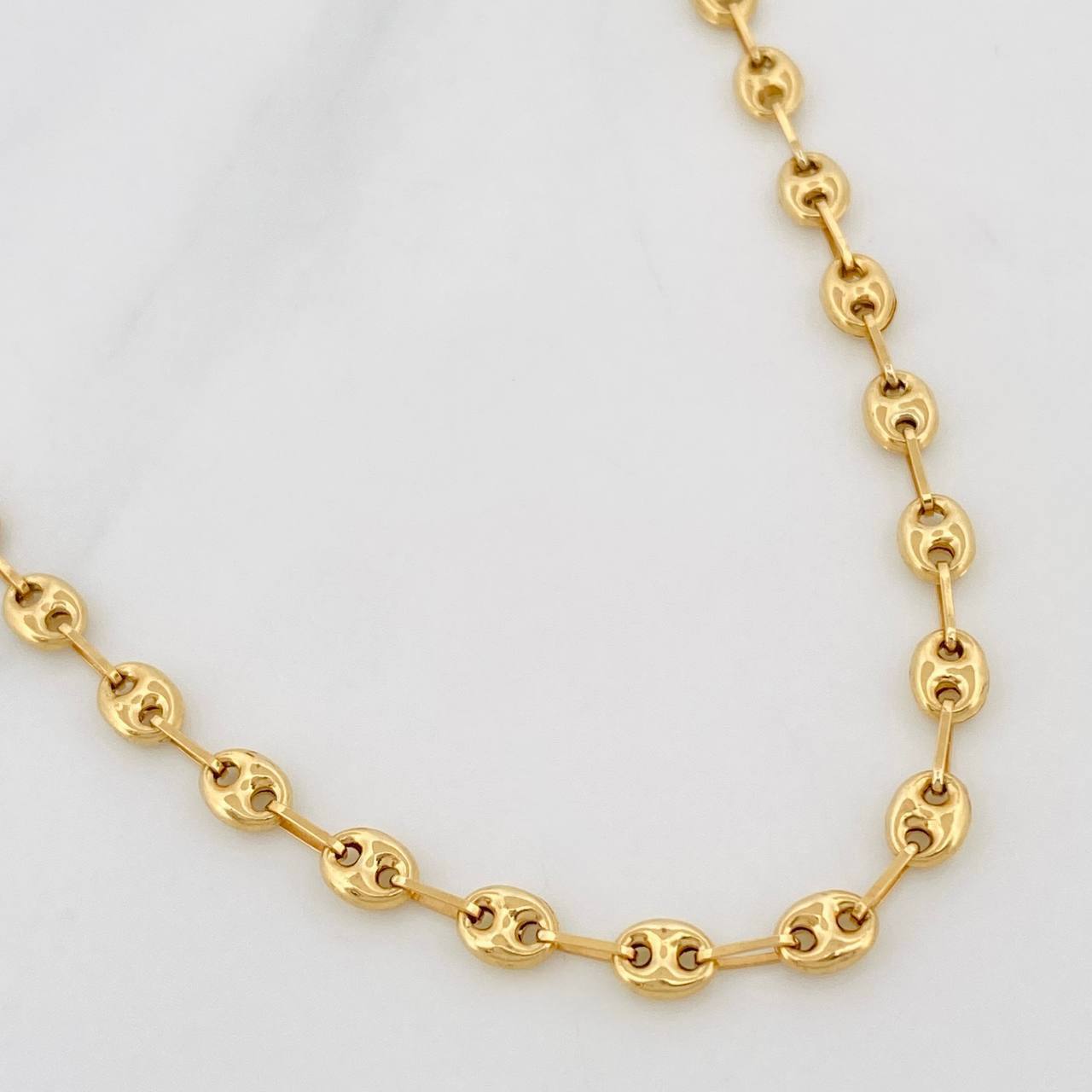Cadena GC 6.8g / 50cm / 3.89mm Oro Amarillo 18K