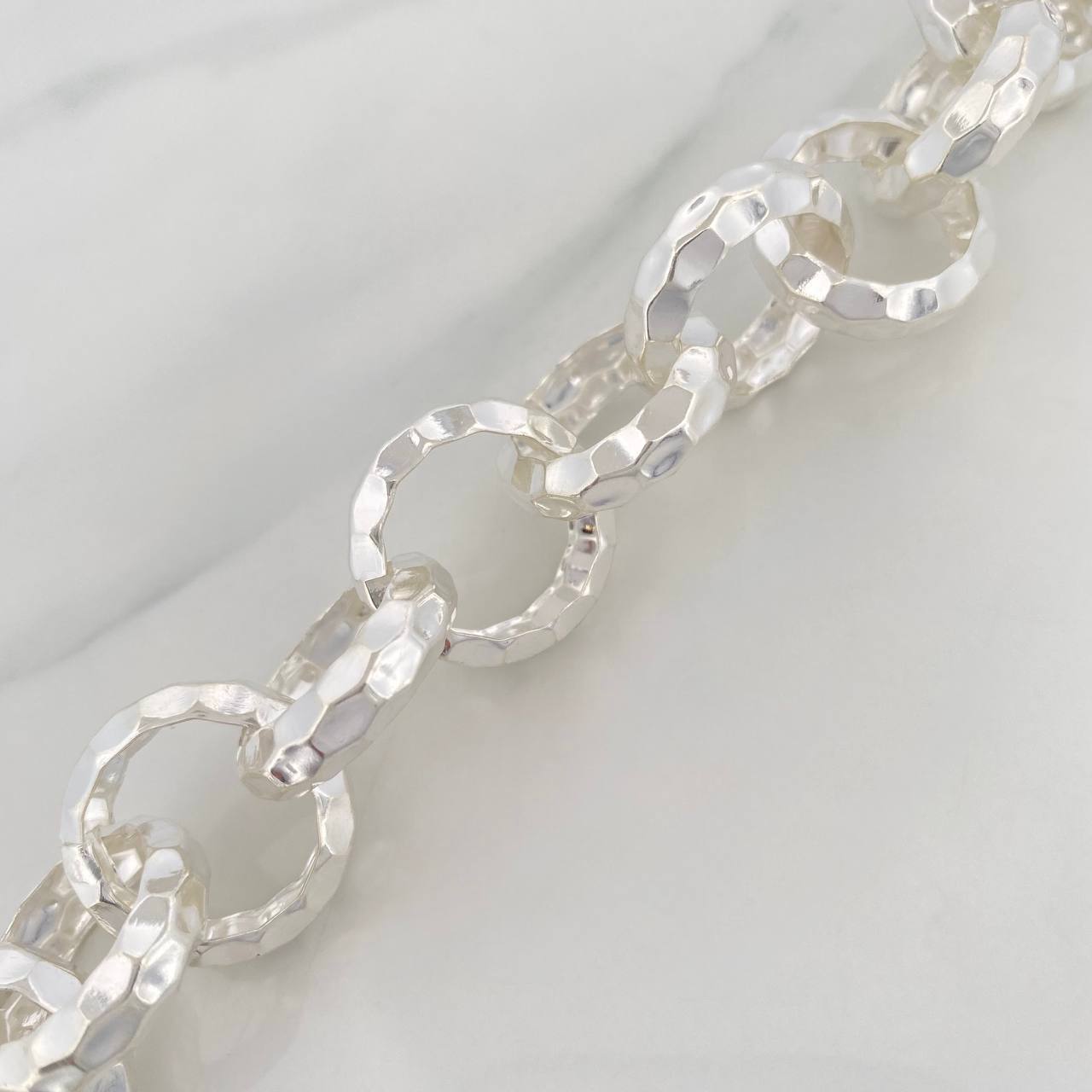 Pulso Aros 21.05g / 23.5cm / 5.5mm Plata 925