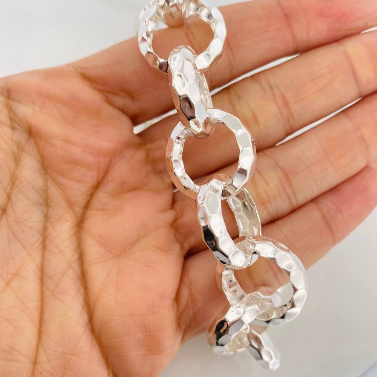 Pulso Aros 21.05g / 23.5cm / 5.5mm Plata 925