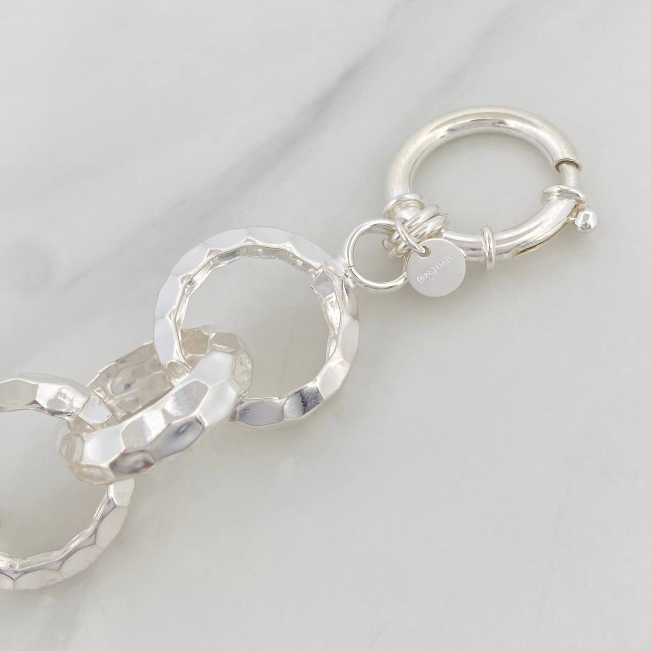 Pulso Aros 21.05g / 23.5cm / 5.5mm Plata 925