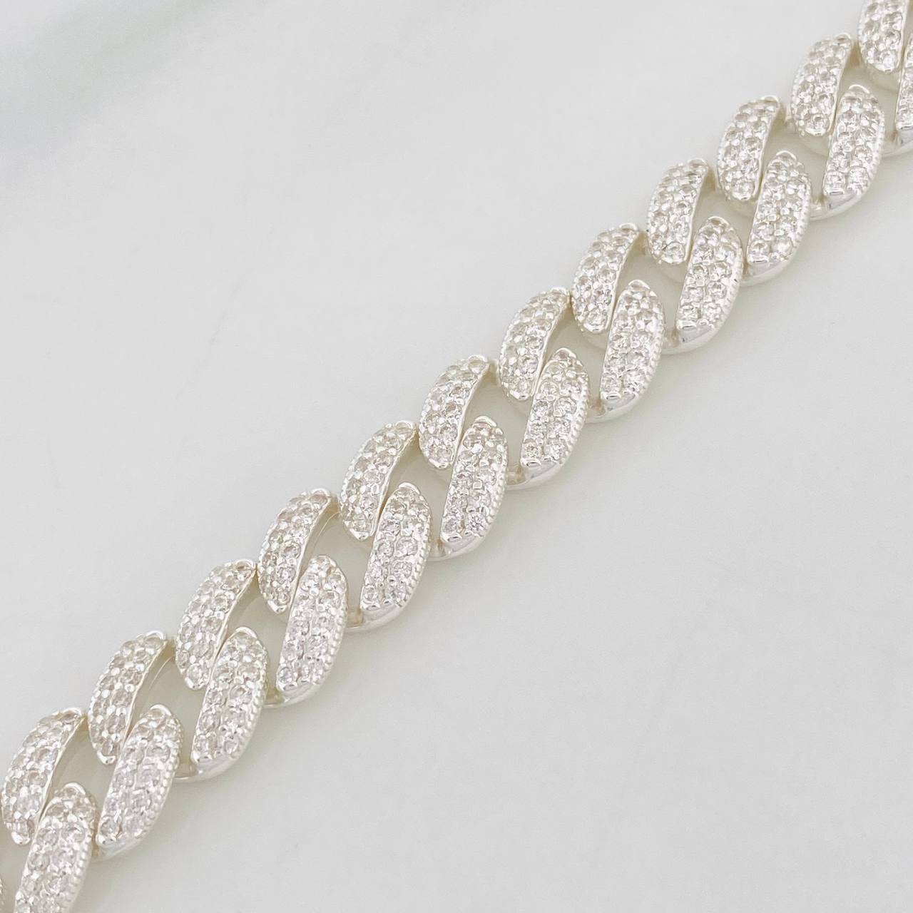 Pulso Cubano 16.65g / 18cm / 8.15mm Plata 925