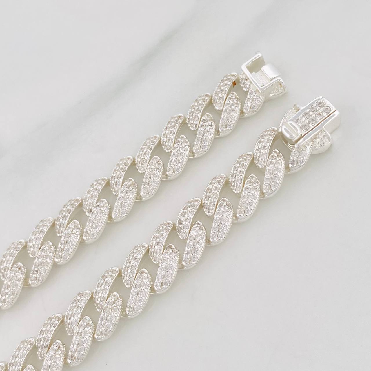 Pulso Cubano 16.65g / 18cm / 8.15mm Plata 925