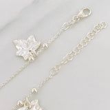 Pulso Hojas 6.15g / 21.5cm / 1mm Plata 925